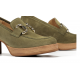 Zapatos Tacón Mujer Dorking Cristel D9438 Verde