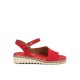 Sandalias Mujer Dorking Espe D8771 Ante Rojo
