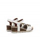 Sandalias Mujer Dorking Gold D9511 Blanco
