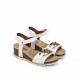 Sandalias Mujer Dorking Gold D9511 Blanco