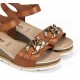 Sandalias Mujer Dorking Gold D9511 Marrón