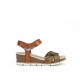 Sandalias Mujer Dorking Gold D9512 Verde