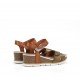 Sandalias Mujer Dorking Gold D9512 Verde