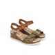 Sandalias Mujer Dorking Gold D9512 Verde