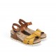 Sandalias Mujer Dorking Gold D9512 Amarillo