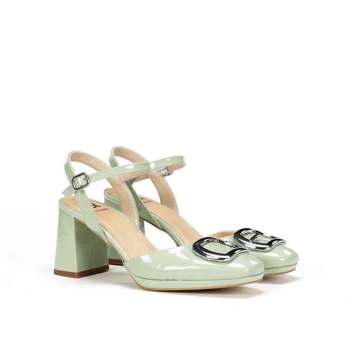 Sandalias Tacón Mujer Dorking Karla D9264 Verde
