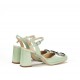 Sandalias Tacón Mujer Dorking Karla D9264 Verde