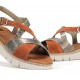 Sandalias Mujer Dorking Klau D9485 Marrón