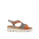 Sandalias Mujer Dorking Klau D9485 Marrón