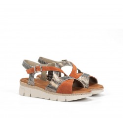 Sandalias Mujer Dorking Klau D9485 Marrón
