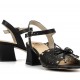 Sandalias Tacón Mujer Dorking Larus D9457 Negro