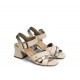 Sandalias Tacón Mujer Dorking Larus D9461 Taupe
