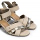 Sandalias Tacón Mujer Dorking Larus D9461 Taupe