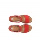 Sandalias Cuña Mujer Dorking Nido D9450 Rojo