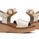 Sandalias Cuña Mujer Dorking Nido D9450 Taupe