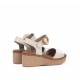 Sandalias Cuña Mujer Dorking Nido D9450 Taupe