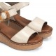 Sandalias Cuña Mujer Dorking Nido D9450 Taupe