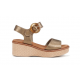 Sandalias Cuña Mujer Dorking Nido D9450 Marrón