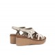 Sandalias Cuña Mujer Dorking Nido D9451 Taupe