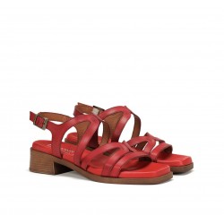 Sandalias Mujer Dorking Poleo D9208 Rojo