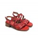 Sandalias Mujer Dorking Poleo D9208 Rojo