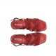 Sandalias Mujer Dorking Poleo D9208 Rojo