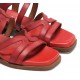 Sandalias Mujer Dorking Poleo D9208 Rojo