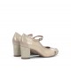 Zapatos Tacón Mujer Dorking Rodin D9092 Perla Nude