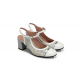 Zapatos Tacón Mujer Dorking Rodin D9093 Blanco