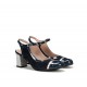 Zapatos Tacón Mujer Dorking Rodin D9093 Azul