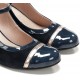 Zapatos Tacón Mujer Dorking Rodin D9093 Azul