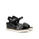 Sandalias Cuña Mujer Fluchos Smash F1975 Negro