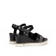 Sandalias Cuña Mujer Fluchos Smash F1975 Negro