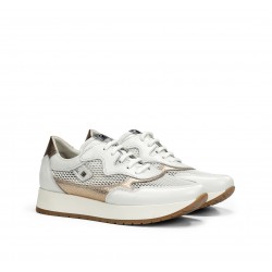 Zapatos Deportivos Mujer Dorking Split D9473 Blanco
