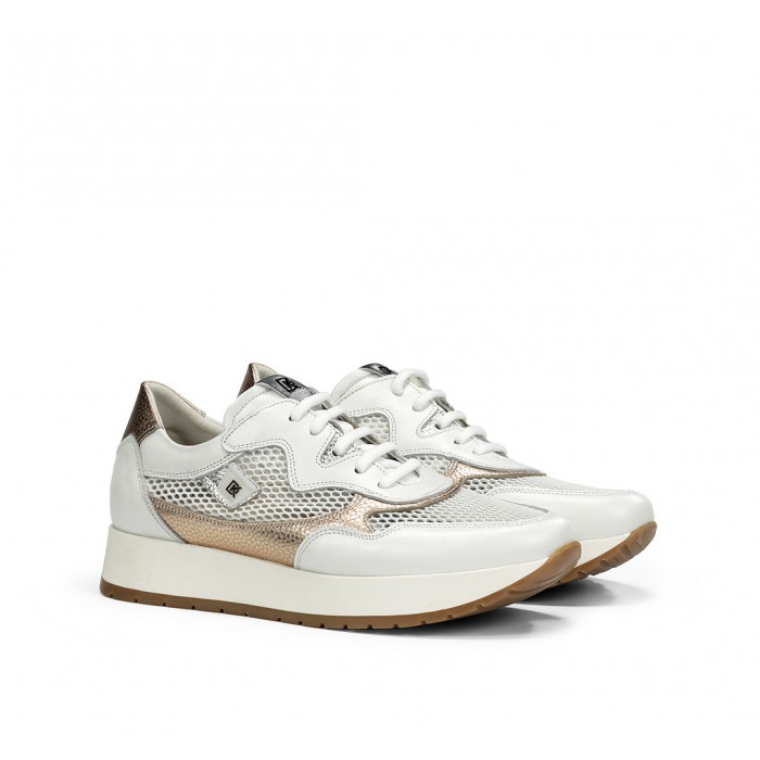 Zapatos Deportivos Mujer Dorking Split D9473 Blanco