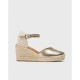 Sandalias Cuña Mujer Wonders Ena YD-SI685 Oro