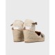 Sandalias Cuña Mujer Wonders Ena YD-SI685 Oro