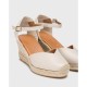 Sandalias Cuña Mujer Wonders Ena YD-SI685 Blanco Roto