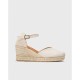 Sandalias Cuña Mujer Wonders Ena YD-SI685 Blanco Roto