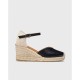 Sandalias Cuña Mujer Wonders Ena YD-SI685 Negro