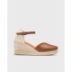 Sandalias Cuña Mujer Wonders Ena YD-SI685 Marrón