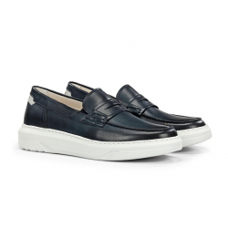 Zapatos Mocasines Hombre Fluchos Boston F2224 Azul