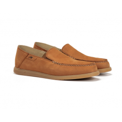 Zapatos Mocasines Hombre Fluchos Tribal F2193 Marrón