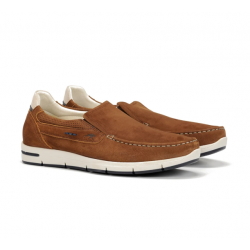 Zapatos Mocasines Hombre Fluchos Yannic F1696 Marrón