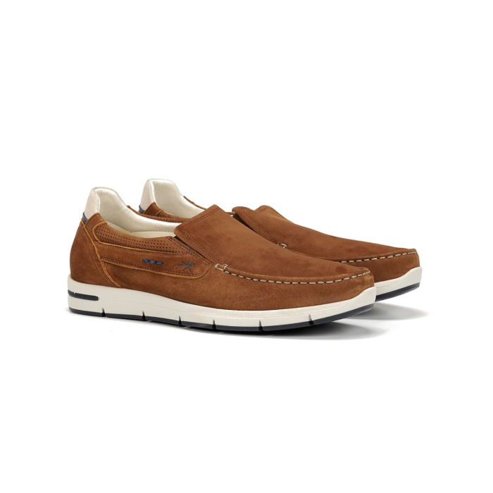 Zapatos Mocasines Hombre Fluchos Yannic F1696 Marrón