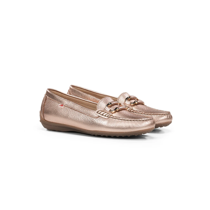 Zapatos Mocasines Mujer Fluchos Bruni F2156 Nude