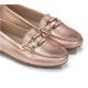 Zapatos Mocasines Mujer Fluchos Bruni F2156 Nude