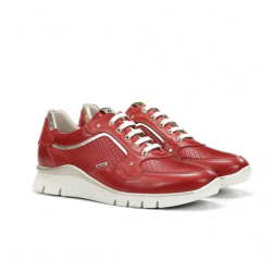 Zapatos Deportivos Mujer Fluchos Unión F2175 Rojo