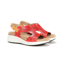 Sandalias Mujer Fluchos Yagon F1481 Rojo