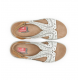 Sandalias Mujer Fluchos Yagon F1481 Blanco